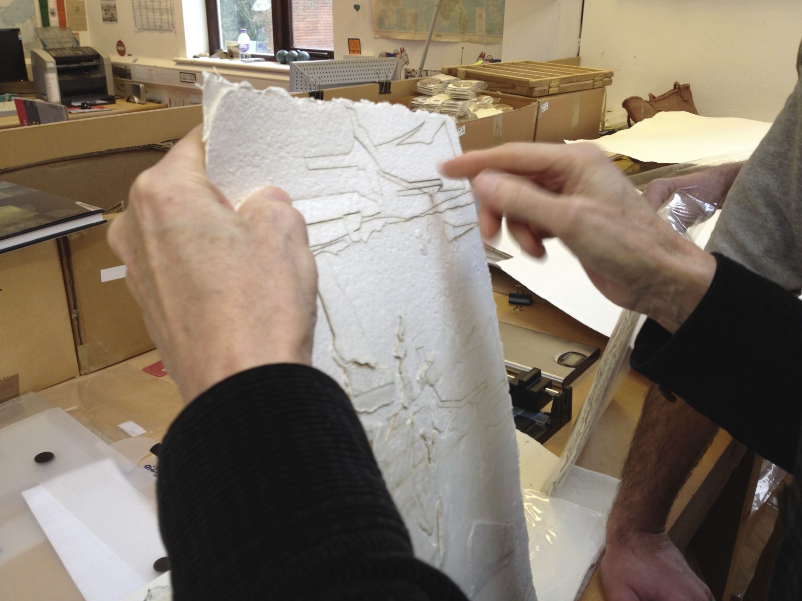 February 2014 | Visiting Khadi Papers in Chilgrove, Chichester
