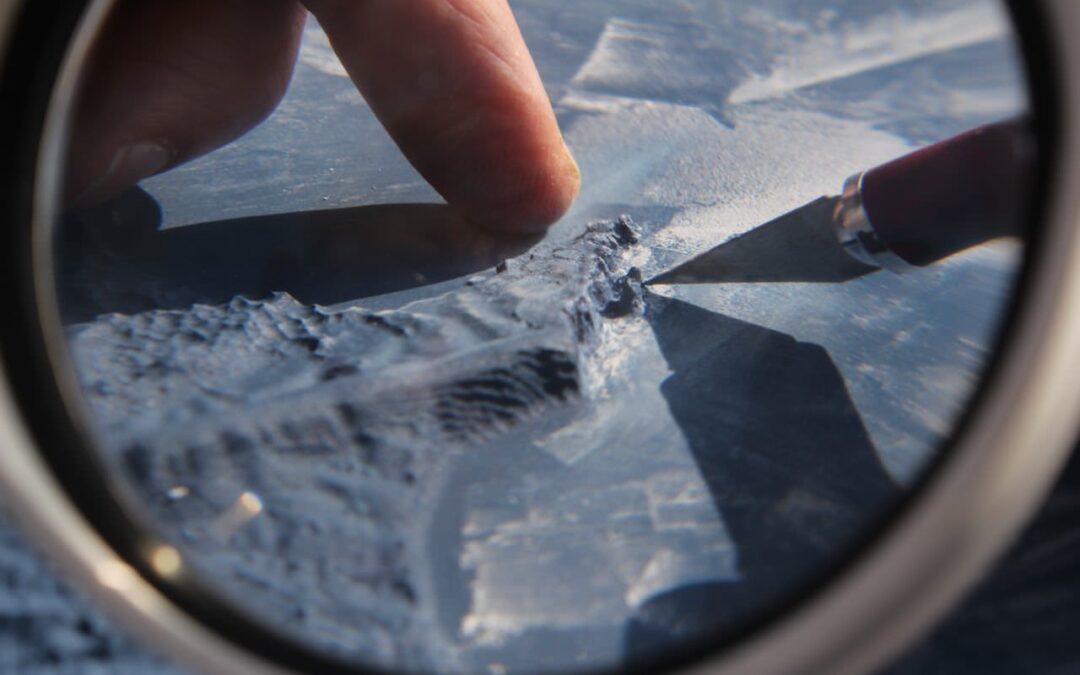 July 2014 | Jeremy adds details to the 3D relief map of the Jurassic Coast