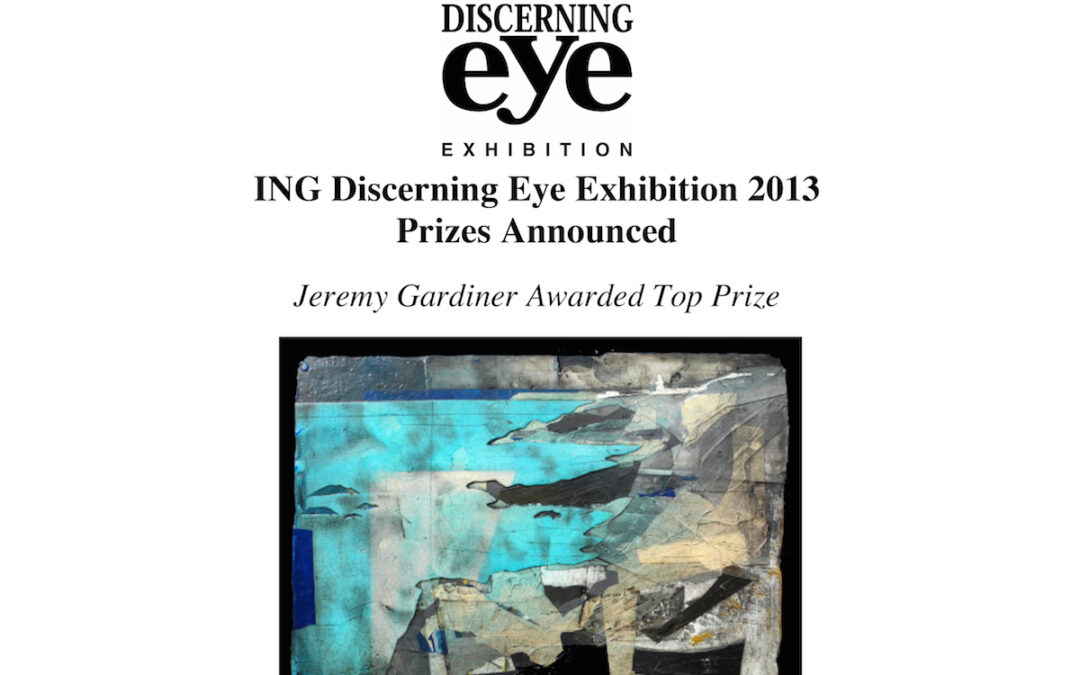 November 2013 | ING Purchase Prize Awarded to Jeremy Gardiner