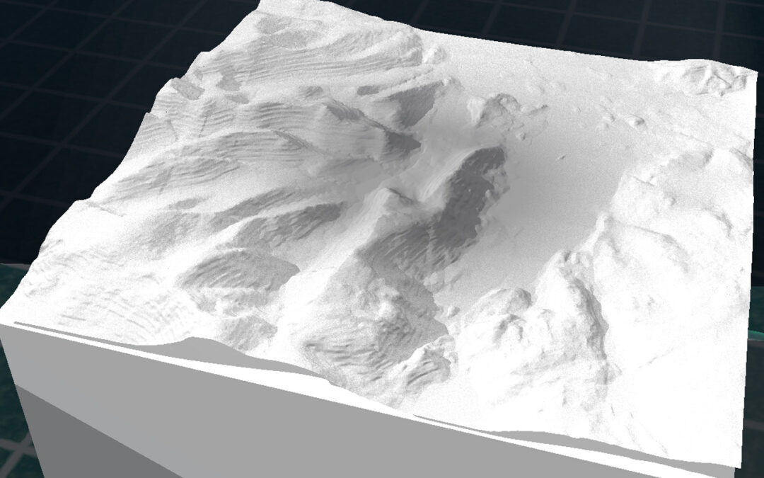 Lakeland PARM map (Projected Augmented Relief Model)